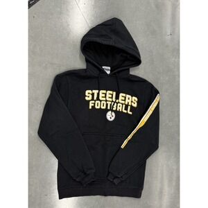 Reebok Steelers Football Hoodie Men's Small AFC North Division Black